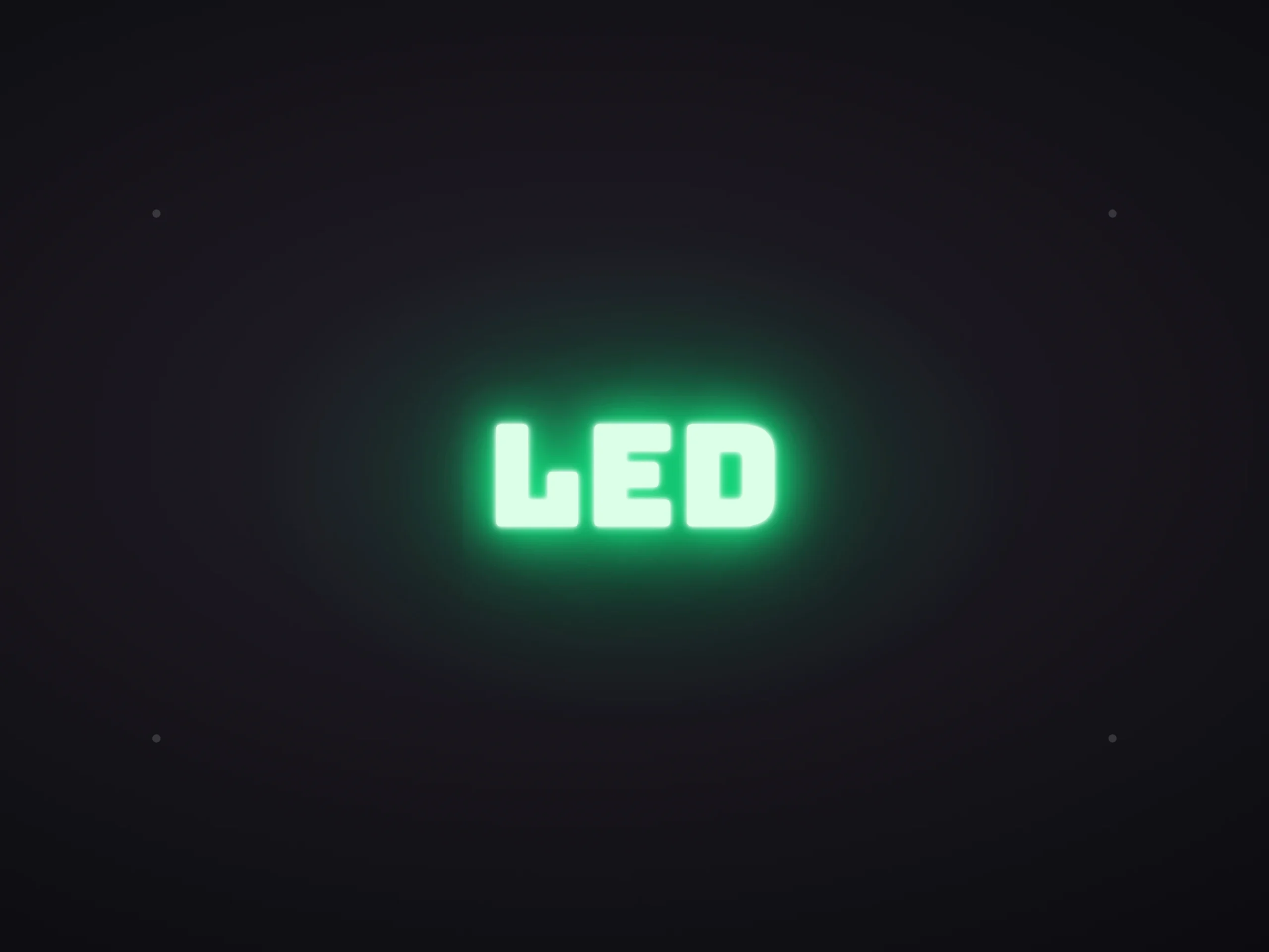 LED-slang på nära håll. Ljuset kommer inifrån silikonet, inte från någon gas.